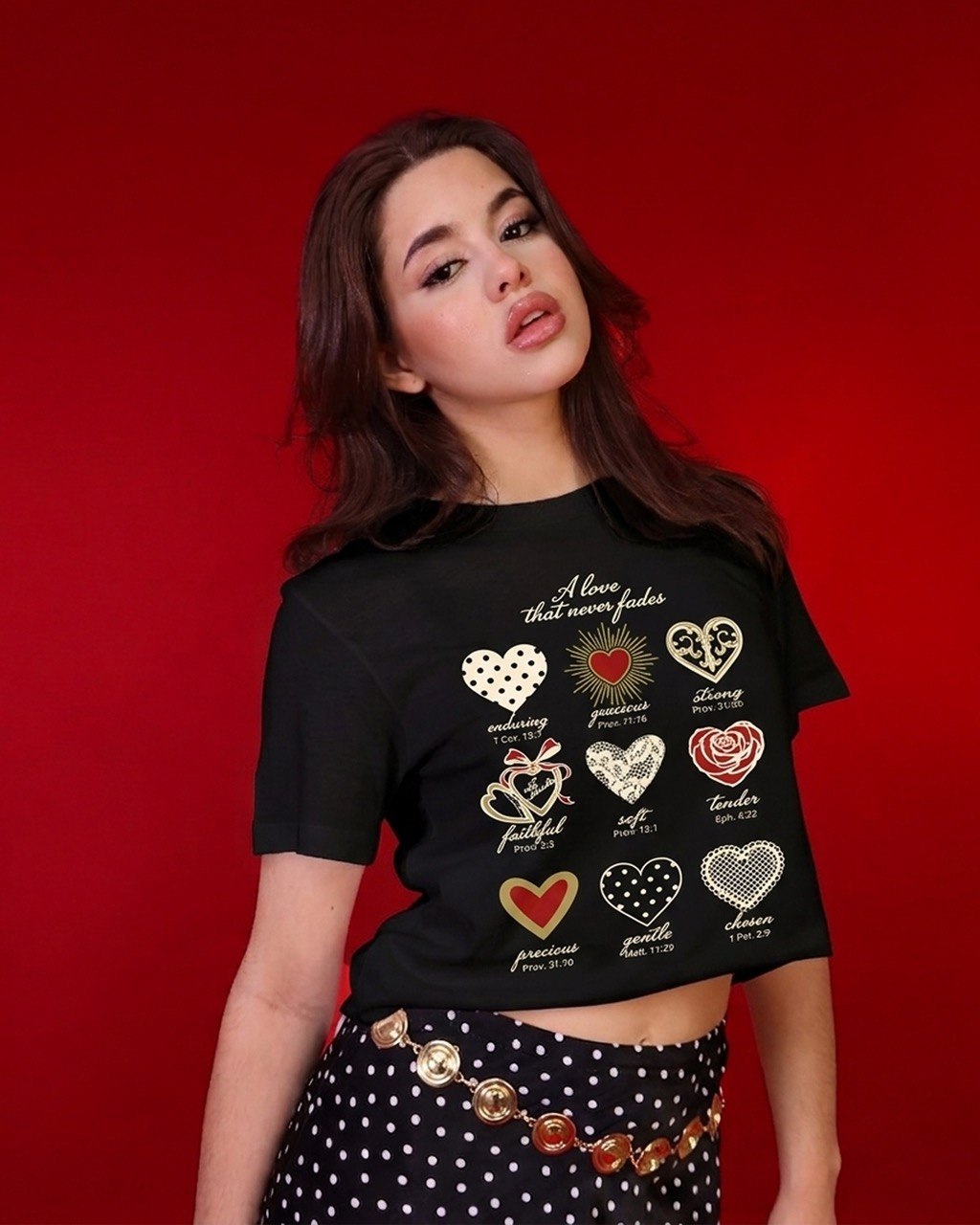 CAMISETA VSTSTUDIO HEARTS