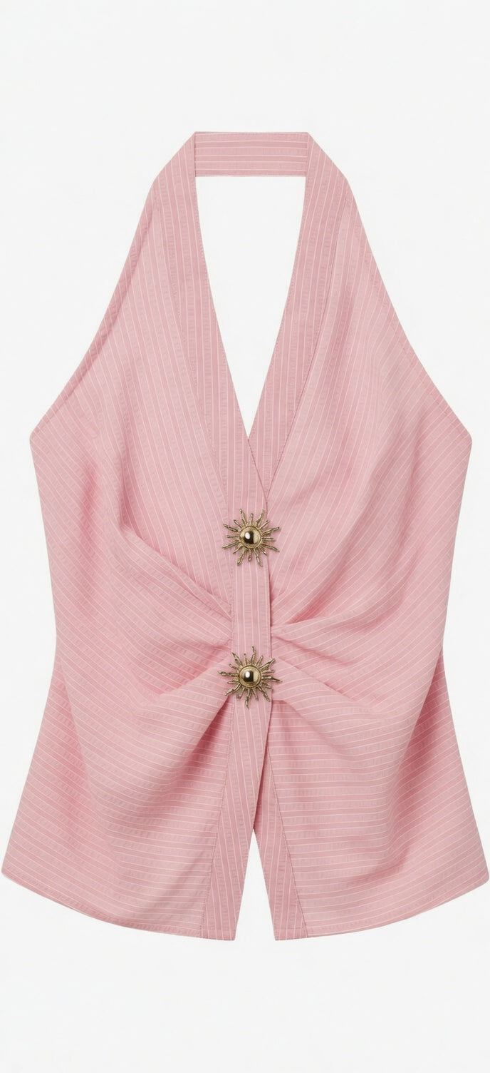 BLUSA SM MILK&HONEY HALTER RAY