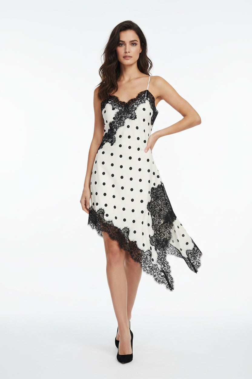 VESTIDO GALITA POLKA SATIN
