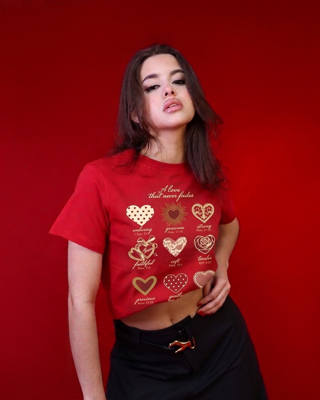 CAMISETA VSTSTUDIO HEARTS