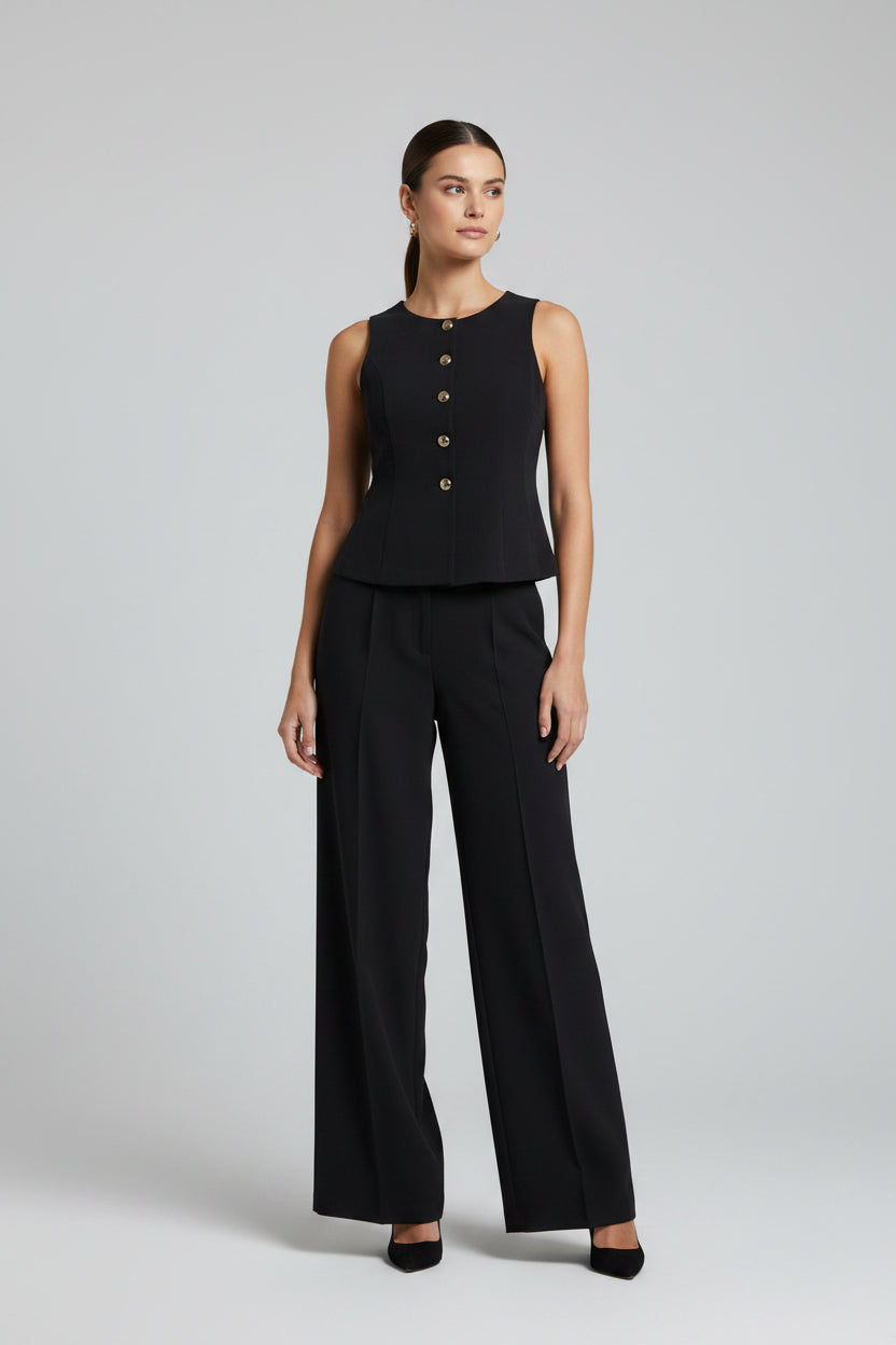 SET LOVE TREE CHALECO/PANTALON BOTONS