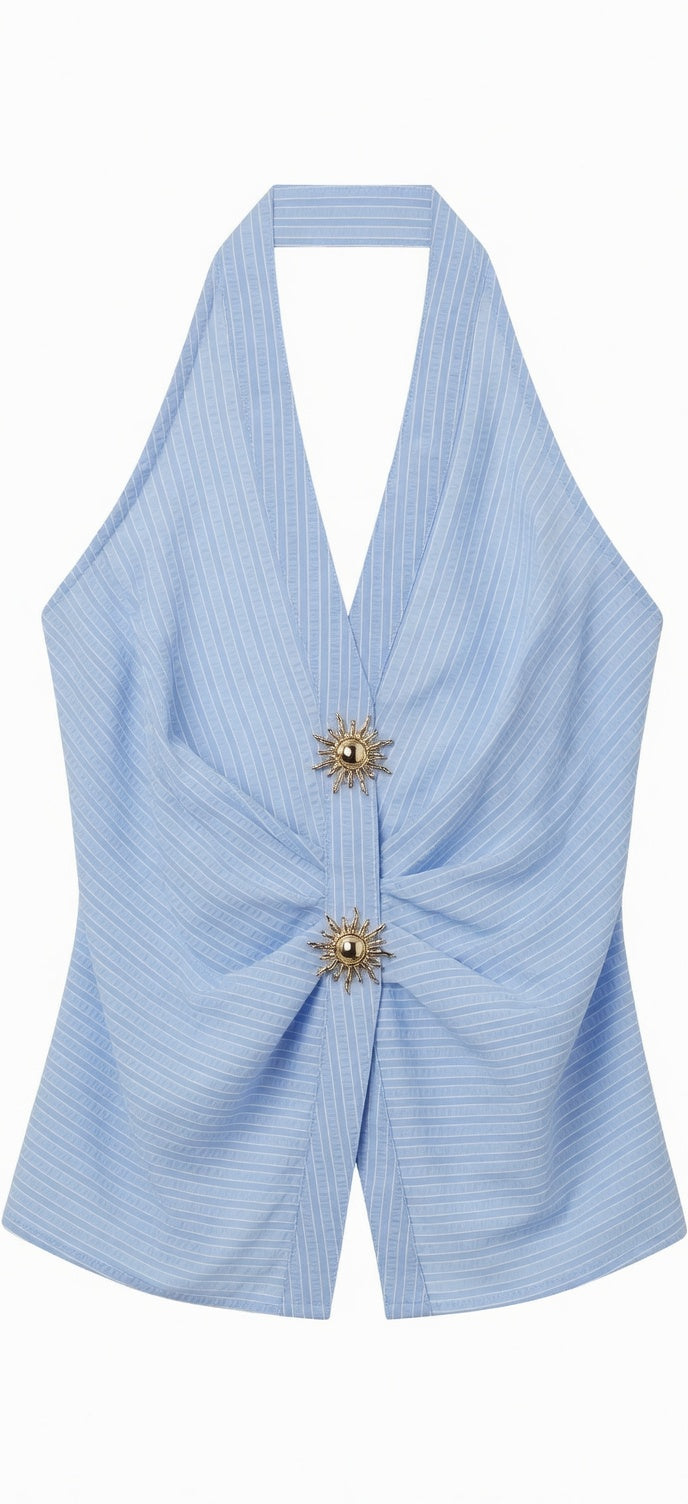 BLUSA SM MILK&HONEY HALTER RAY